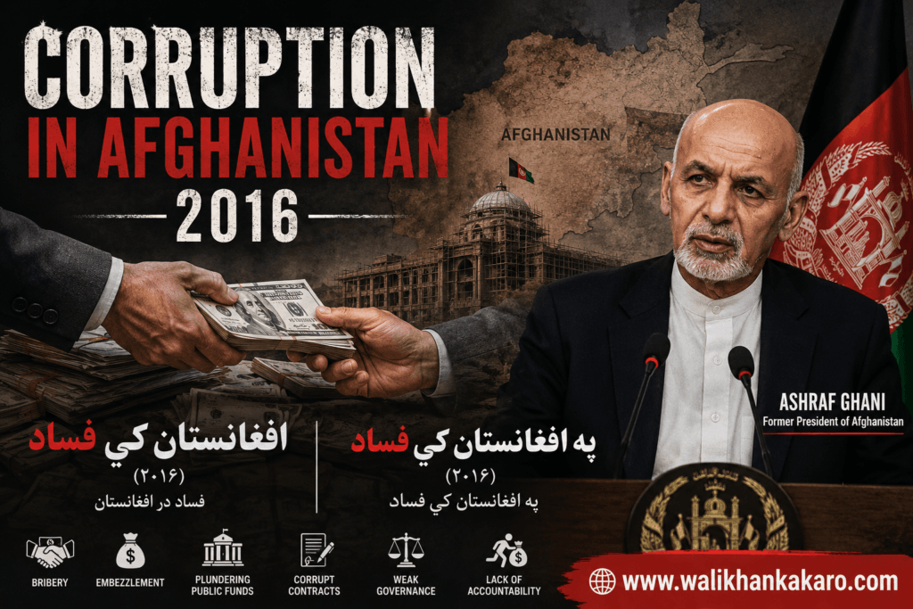 Corruption in Afghanistan 2016