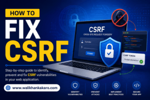 How to fix CSRF