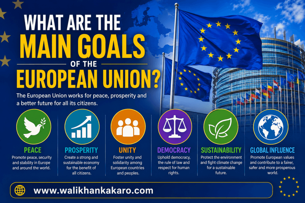 What are the main goals of the European Union