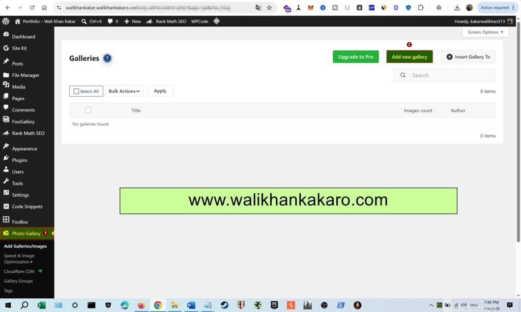 How to Add a Photo Gallery in WordPress 2