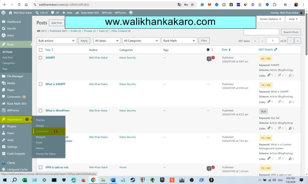 How to set homepage as the front page in WordPress 1