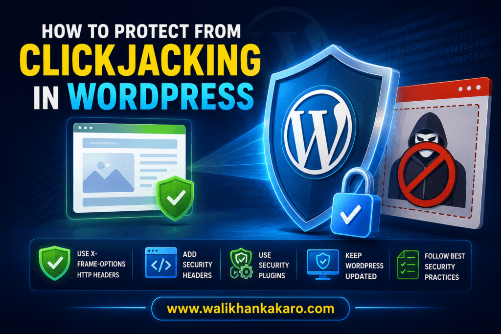 How to protect from clickjacking in WordPress