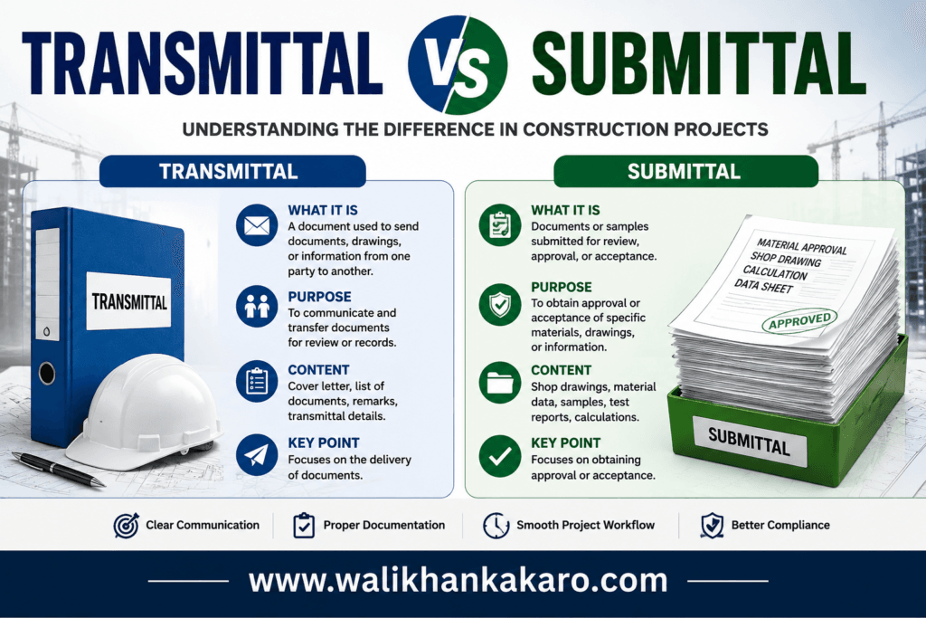 Transmittal vs Submittal