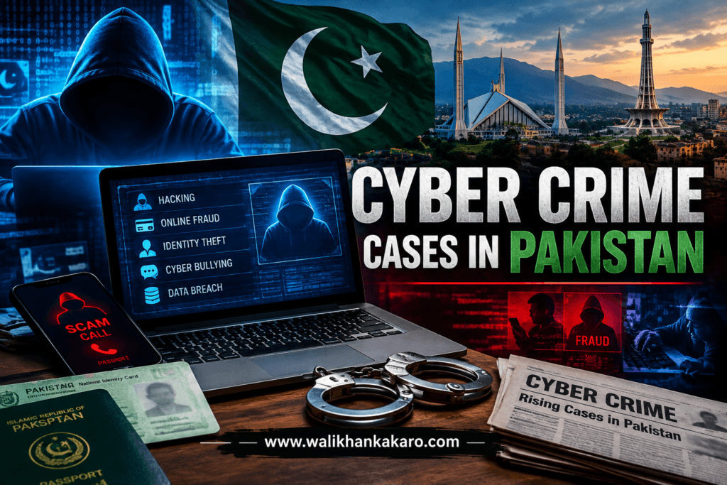 Cyber crime cases in Pakistan