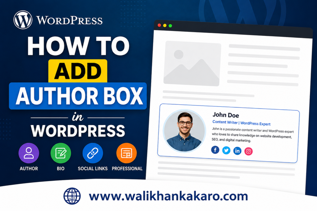 How to Add Author Box in WordPress