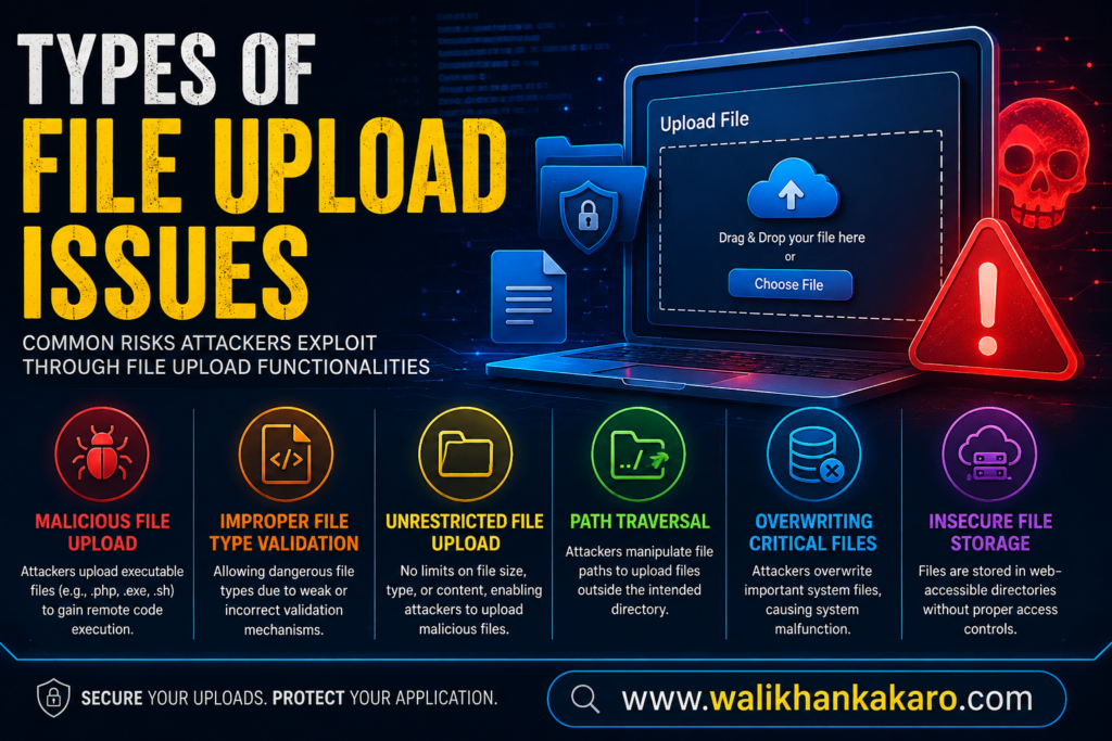Types of File Upload Issues