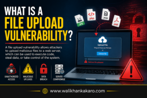 What is file upload vulnerability