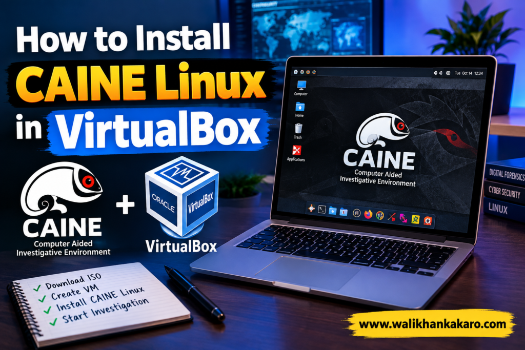How to Install CAINE Linux in VirtualBox