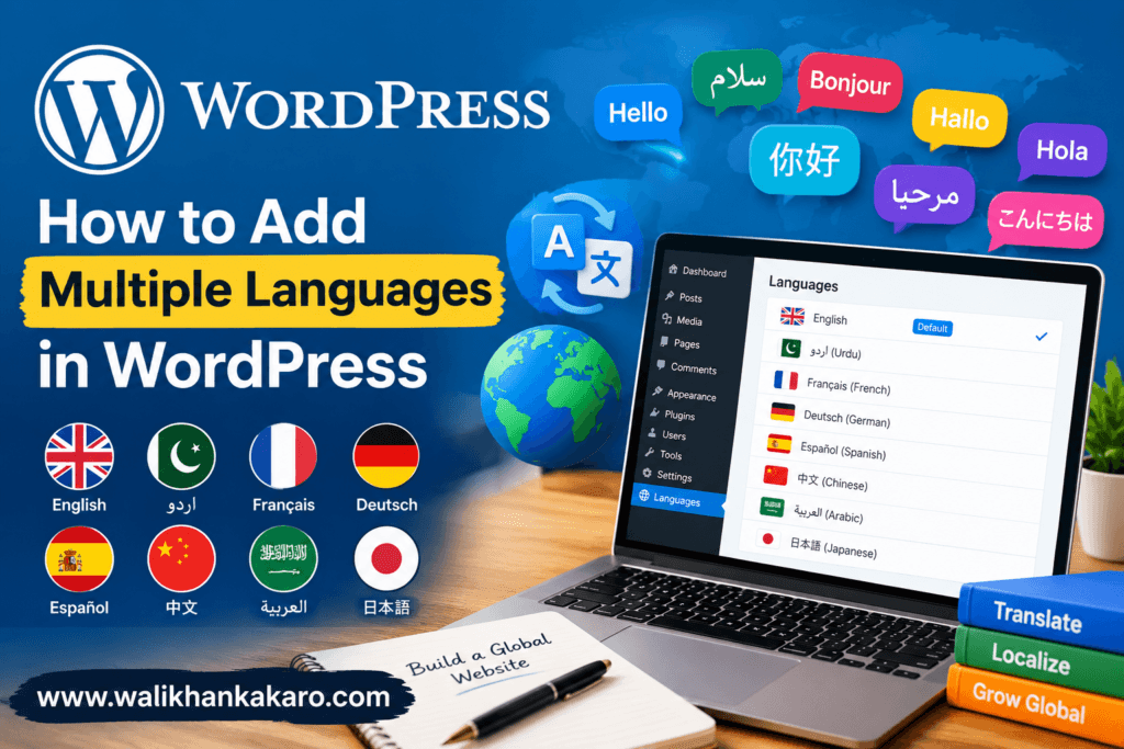 How to add multiple languages in WordPress