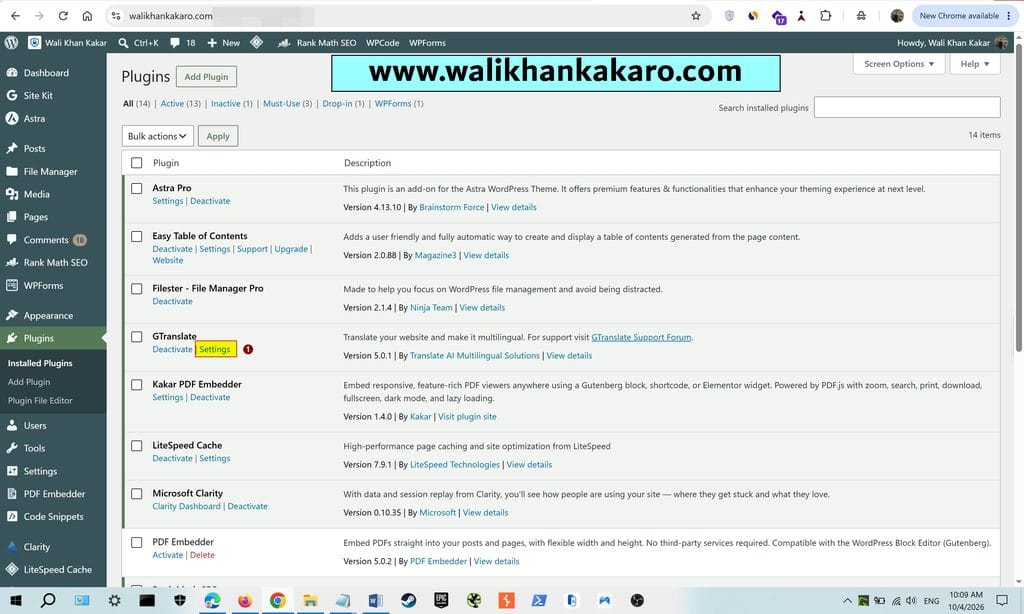 How to add multiple languages in WordPress 2
