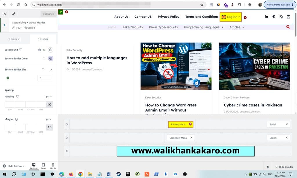 How to add multiple languages in WordPress 4