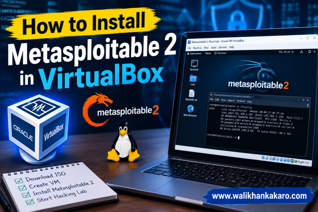 How to install Metasploitable 2 in VirtualBox